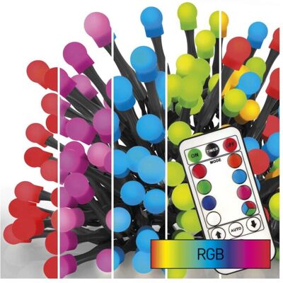 Emos Třešňová Párty Dekorace Girlanda - RGB, 10m, Dálkové ovládání Emos Třešňová Párty Dekorace Girlanda - RGB, 10m, Dálkové ovládání