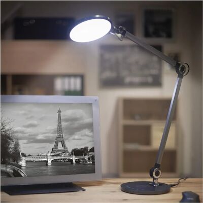 Emos KAREN LED Lampka Biurkowa - Regulowana, Czarna Emos KAREN LED Lampka Biurkowa - Regulowana, Czarna