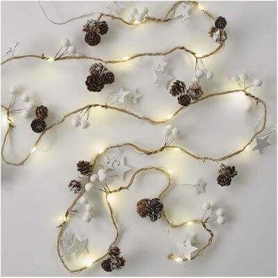 EMOS DCGW04 LED Kerstverlichting - dennenappels - 1,7 cm - Binnen - Warm wit EMOS DCGW04 LED Kerstverlichting - dennenappels - 1,7 cm - Binnen - Warm wit