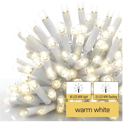 Emos D2CW04 Łańcuch światełek - 3m, Ciepła biała, 50 LED - Dekoracje świąteczne Emos D2CW04 Łańcuch światełek - 3m, Ciepła biała, 50 LED - Dekoracje świąteczne
