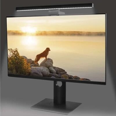 Emos Monitorlampe - Einstellbare Dimmbar LED-Leuchte - Schwarz Emos Monitorlampe - Einstellbare Dimmbar LED-Leuchte - Schwarz