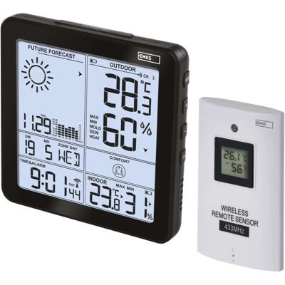 Emos Drahtlose Wetterstation E5080 Schwarz Emos Drahtlose Wetterstation E5080 Schwarz