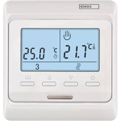 Emos P5601UF Programmierbarer Verkabelter Fußbodenheizungsthermostat Emos P5601UF Programmierbarer Verkabelter Fußbodenheizungsthermostat