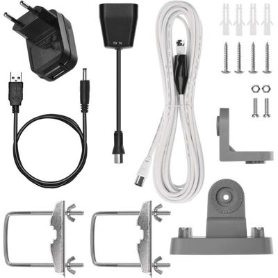 Emos VILLAGE FLIPP–V200 Antenna - DVB-T2, DAB, LTE/5G Filtro Emos VILLAGE FLIPP–V200 Antenna - DVB-T2, DAB, LTE/5G Filtro