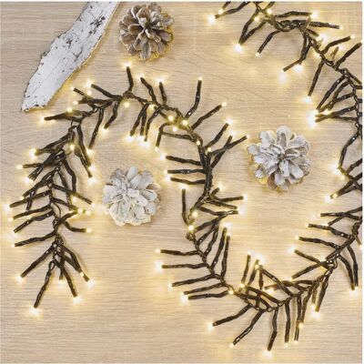 Guirlande lumineuse de Noël noire EMOS D4BW08 - 960 LED, 7,2m, Blanc chaud, 8 modes Guirlande lumineuse de Noël noire EMOS D4BW08 - 960 LED, 7,2m, Blanc chaud, 8 modes