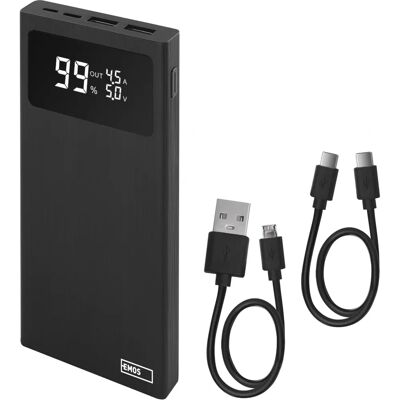 Emos Powerbank BetaQ 10 - Powerbank - schwarz Emos Powerbank BetaQ 10 - Powerbank - schwarz