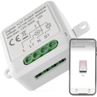 Modulo Interruttore Intelligente Emos IP-2101SZ - ZigBee - 1 Canale Modulo Interruttore Intelligente Emos IP-2101SZ - ZigBee - 1 Canale
