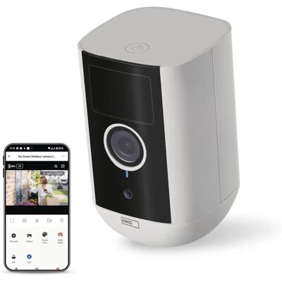 Emos WiFi Outdoor IP Kamera - 2592x1944 Pixel - Weiß Emos WiFi Outdoor IP Kamera - 2592x1944 Pixel - Weiß