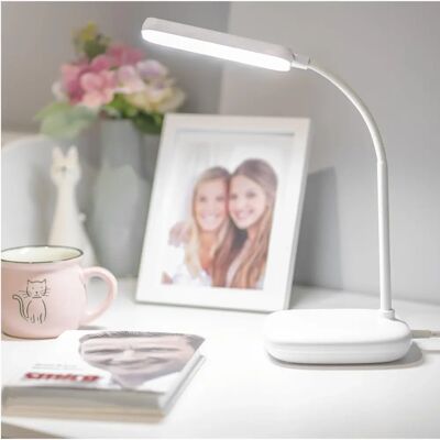Emos Molly LED asztali lámpa - Fehér - 650 lm Emos Molly LED asztali lámpa - Fehér - 650 lm