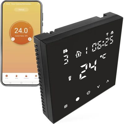Emos P56201BUF Fußbodenheizung Thermostat - Schwarz Emos P56201BUF Fußbodenheizung Thermostat - Schwarz