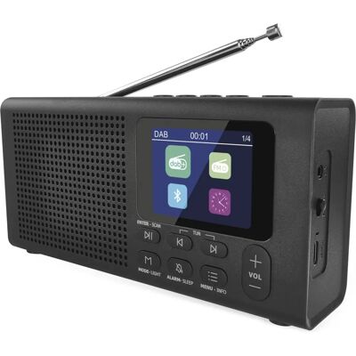 Emos P-600b Bluetooth Radio - DAB/FM/MP3/Väckarklocka - Svart Emos P-600b Bluetooth Radio - DAB/FM/MP3/Väckarklocka - Svart