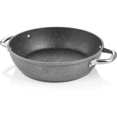 TESCOMA i-PREMIUM Stone 28cm mély serpenyő szegecselt fogantyúkkal TESCOMA i-PREMIUM Stone 28cm mély serpenyő szegecselt fogantyúkkal