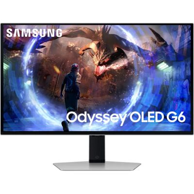 Samsung G60SD 27" QHD OLED Sølv Monitor - Dataskjerm Samsung G60SD 27" QHD OLED Sølv Monitor - Dataskjerm