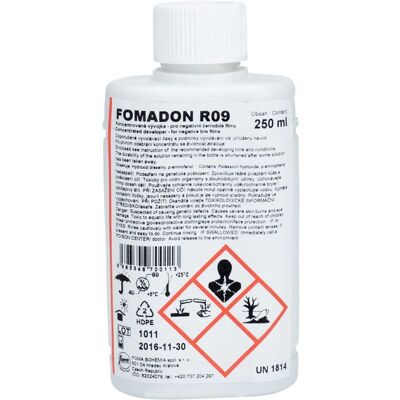 FOMA Fomadon R09 Filmentwickler - Fein-Gran, Handbetrieb, 250ml FOMA Fomadon R09 Filmentwickler - Fein-Gran, Handbetrieb, 250ml