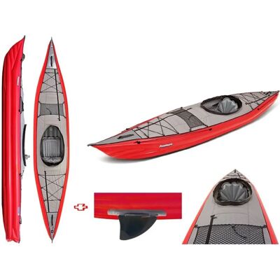 Gumotex Canoa Gonfiabile Rossa - Turismo Marittimo, Pinna, Modello 045220-R Gumotex Canoa Gonfiabile Rossa - Turismo Marittimo, Pinna, Modello 045220-R
