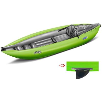 Gumotex Canoa Gonfiabile Verde con Pinna - Kayak Gumotex Canoa Gonfiabile Verde con Pinna - Kayak
