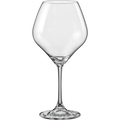Vinné sklenice Bohemia Amoroso - Sada 2, 450mL, Čirá, Evropské Řemeslo Vinné sklenice Bohemia Amoroso - Sada 2, 450mL, Čirá, Evropské Řemeslo
