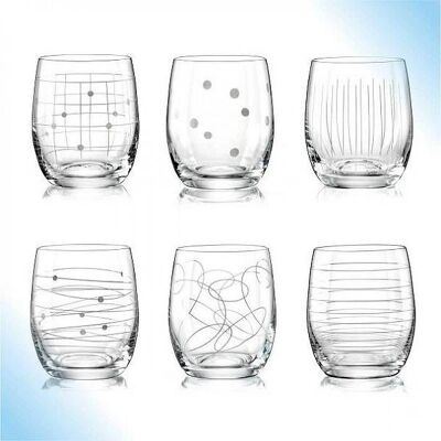 Bohemia Elements Old Fashion - 300mL - Sada 6 - Whiskyglas Bohemia Elements Old Fashion - 300mL - Sada 6 - Whiskyglas