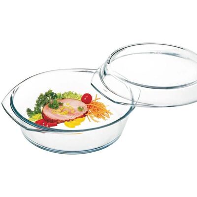 Bohemia Cristal 021 001 004 Backform - 2L Runde Auflaufform Bohemia Cristal 021 001 004 Backform - 2L Runde Auflaufform