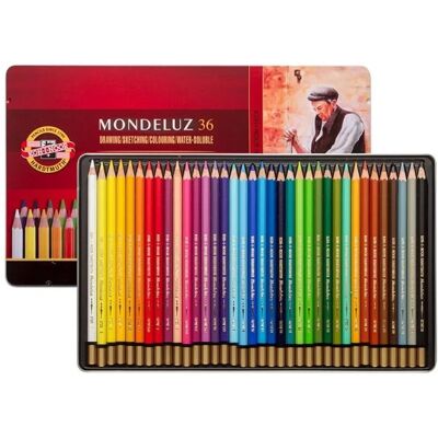Lápis de água Koh-I-Noor Mondeluz - Mistura - Lápis aquarela Lápis de água Koh-I-Noor Mondeluz - Mistura - Lápis aquarela