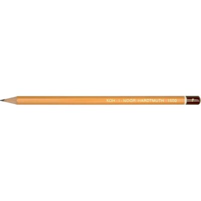 Crayon graphite Koh-I-Noor 1500 F Gris - Crayon graphite - Publicité Crayon graphite Koh-I-Noor 1500 F Gris - Crayon graphite - Publicité