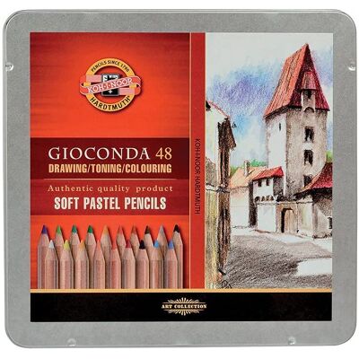 Zestaw Miękkich Kredki Pastelowych KOH-I-NOOR - Narzędzia Artystyczne Zestaw Miękkich Kredki Pastelowych KOH-I-NOOR - Narzędzia Artystyczne