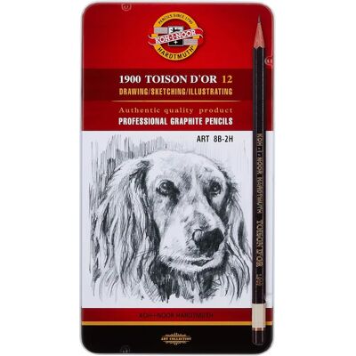 KOH-I-NOOR 1912 Kovový tužka - Grafitová tuha KOH-I-NOOR 1912 Kovový tužka - Grafitová tuha