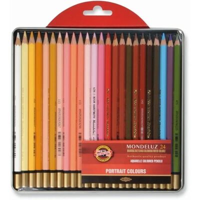 KOH-I-NOOR kredki akwarelowe Mondeluz 3724/24 - Kredki akwarelowe KOH-I-NOOR kredki akwarelowe Mondeluz 3724/24 - Kredki akwarelowe