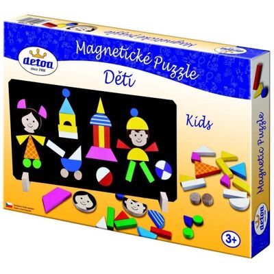 Detoa Magnetisches Puzzle - Pädagogisches Holzspielzeug für Kinder Detoa Magnetisches Puzzle - Pädagogisches Holzspielzeug für Kinder