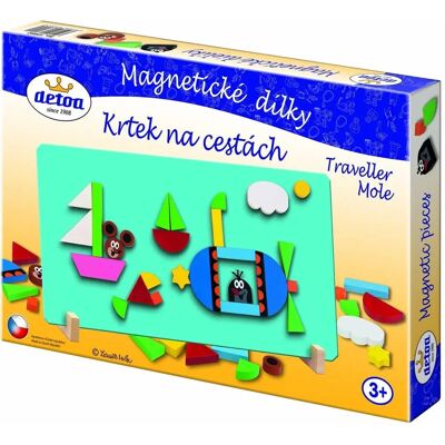 Detoa Magnetische Bausteine Krtek - 31 Stück - Lernspielzeug Detoa Magnetische Bausteine Krtek - 31 Stück - Lernspielzeug