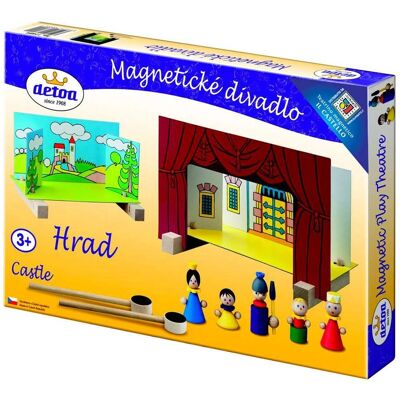 Théâtre de Château Magnétique Detoa - Jouet en Bois Éducatif pour Enfants - Publicité Théâtre de Château Magnétique Detoa - Jouet en Bois Éducatif pour Enfants - Publicité