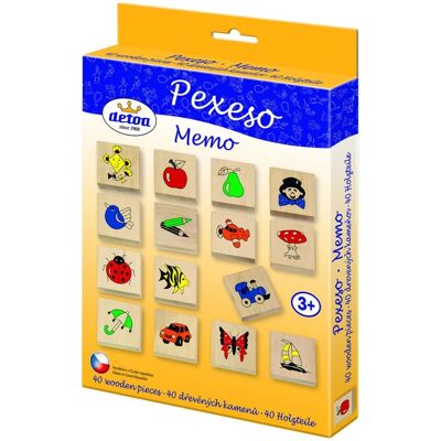 Detoa Holz-Memo-Spiel - Brettspiel Detoa Holz-Memo-Spiel - Brettspiel
