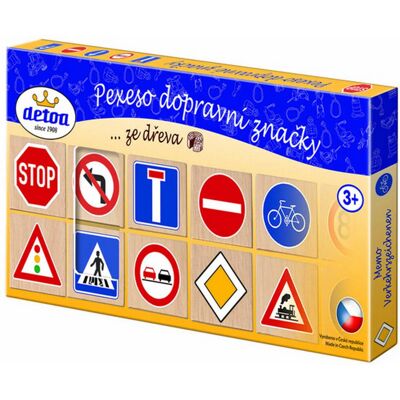 Detoa Verkehrszeichen Pexeso - Bildungsspiel für Kinder Detoa Verkehrszeichen Pexeso - Bildungsspiel für Kinder