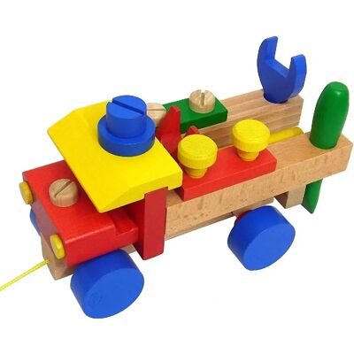 Detoa Modell 11837 Holzspielzeug Fahrzeug - Entwicklungsfördernd Detoa Modell 11837 Holzspielzeug Fahrzeug - Entwicklungsfördernd