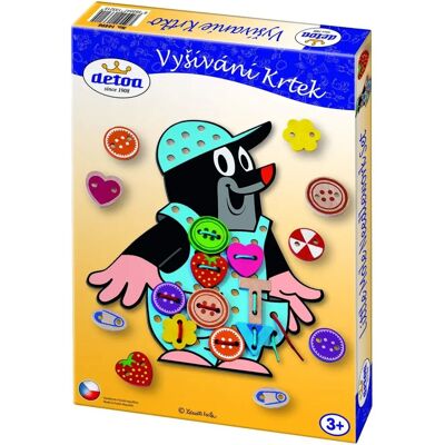 Detoa Holz Krtek Stickset - Bastelset Detoa Holz Krtek Stickset - Bastelset