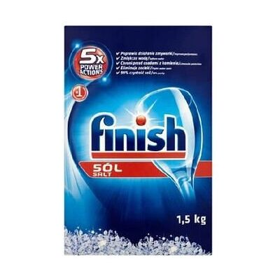 Sel pour Lave-Vaisselle Finish - 1,5kg Sel Protecteur - Publicité Sel pour Lave-Vaisselle Finish - 1,5kg Sel Protecteur - Publicité