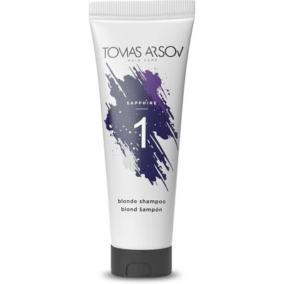 Tomas Arsov Sapphire Blonde Shampoo - Color Neutralizing - 250ml Tomas Arsov Sapphire Blonde Shampoo - Color Neutralizing - 250ml