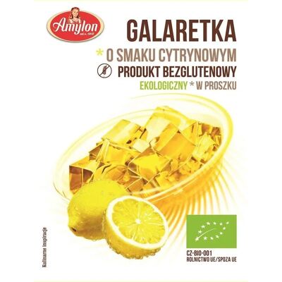 AMYLON Ekologiczna Żelka Cytrynowa 40g - Żelka AMYLON Ekologiczna Żelka Cytrynowa 40g - Żelka