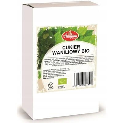 Bio Cukier Waniliowy - Pieczenie & Kawa - 100g Bio Cukier Waniliowy - Pieczenie & Kawa - 100g
