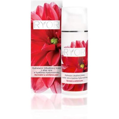 Ryor Hydratisierende 24-Stunden-Creme mit Aloe Vera und Hyaluronsäure - Gesichtscreme Ryor Hydratisierende 24-Stunden-Creme mit Aloe Vera und Hyaluronsäure - Gesichtscreme