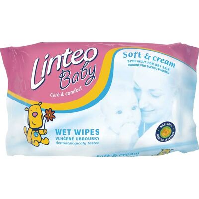 Linteo Baby - Chusteczki nawilżane - Wrażliwa Skóra Linteo Baby - Chusteczki nawilżane - Wrażliwa Skóra