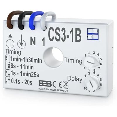 ELEKTROBOCK CS3-1B Časovač - Větrání a Osvětlení ELEKTROBOCK CS3-1B Časovač - Větrání a Osvětlení