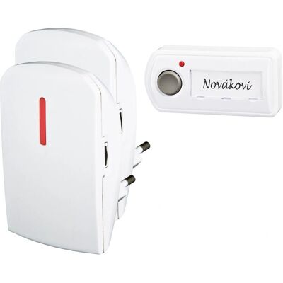 Electrobock BZ11-21 Bílá Bezdrátová zvonek - Wireless Doorbell Electrobock BZ11-21 Bílá Bezdrátová zvonek - Wireless Doorbell