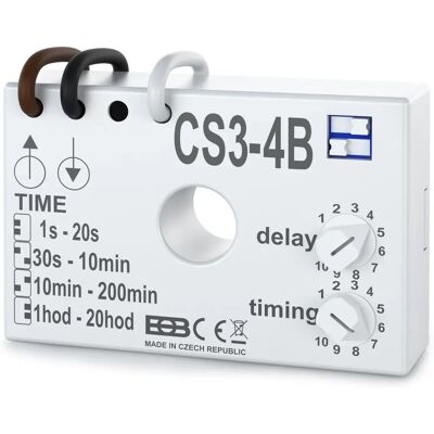 Elektrobock CS3-4B Relé temporizador para ventilador - Atraso ajustável Elektrobock CS3-4B Relé temporizador para ventilador - Atraso ajustável
