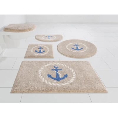 GRUND - Port Louis - Beige - 55 x 50 cm - Bath Mat GRUND - Port Louis - Beige - 55 x 50 cm - Bath Mat