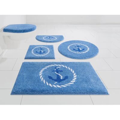 GRUND - Port Louis - blau - Ankermotiv - bath mat GRUND - Port Louis - blau - Ankermotiv - bath mat