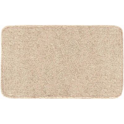 GRUND Beigefarbene Hochflor-Badmatte - Rechteckig - 60x100cm GRUND Beigefarbene Hochflor-Badmatte - Rechteckig - 60x100cm