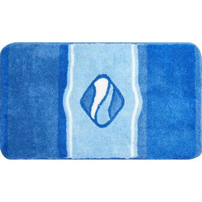 GRUND Jewel Tapis de Bain Bleu Rectangulaire - Tapis GRUND Jewel Tapis de Bain Bleu Rectangulaire - Tapis