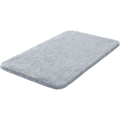 GRUND Melange Hochflor Badteppich - rechteckig, 60x100 cm, silber GRUND Melange Hochflor Badteppich - rechteckig, 60x100 cm, silber