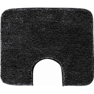 Grund Melange Luxuriöser Hochflor-Badteppich - Rechteckige WC-Matte mit Ausschnitt Grund Melange Luxuriöser Hochflor-Badteppich - Rechteckige WC-Matte mit Ausschnitt